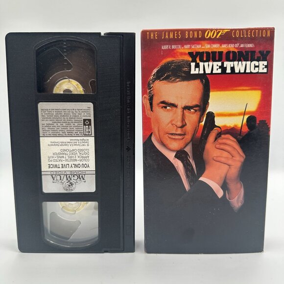 You Only Live Twice VHS 1992 James Bond Collection Sean Connery PG - Picture 3 of 3